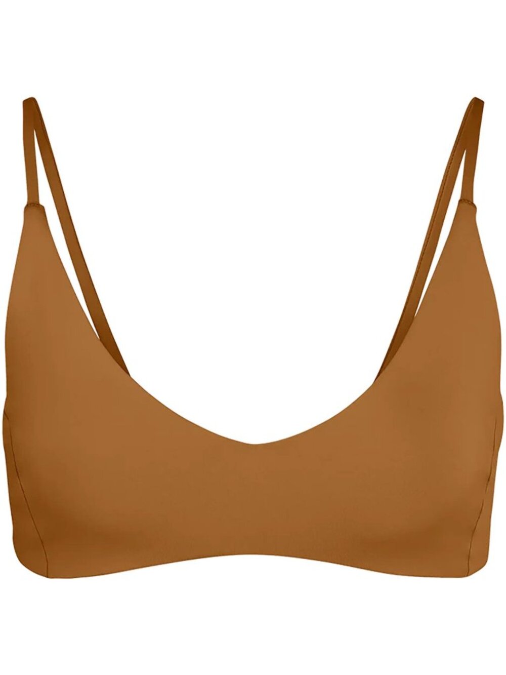 LEFT ON FRIDAY Sunday Bikini TAN Top A-C Cup - Women's size S